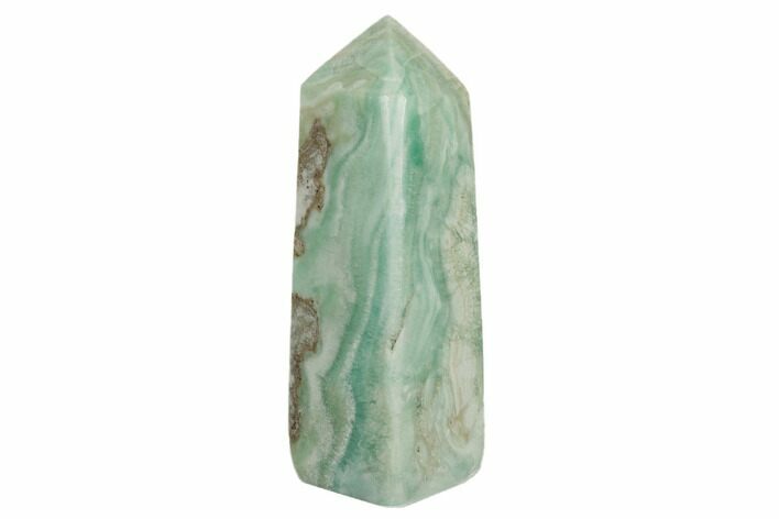 Polished Blue Caribbean Calcite Obelisk - Pakistan #187709